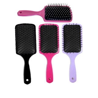 Escova Raquete quadrada almofadada com bolinha de silicone em Oferta na Shopee