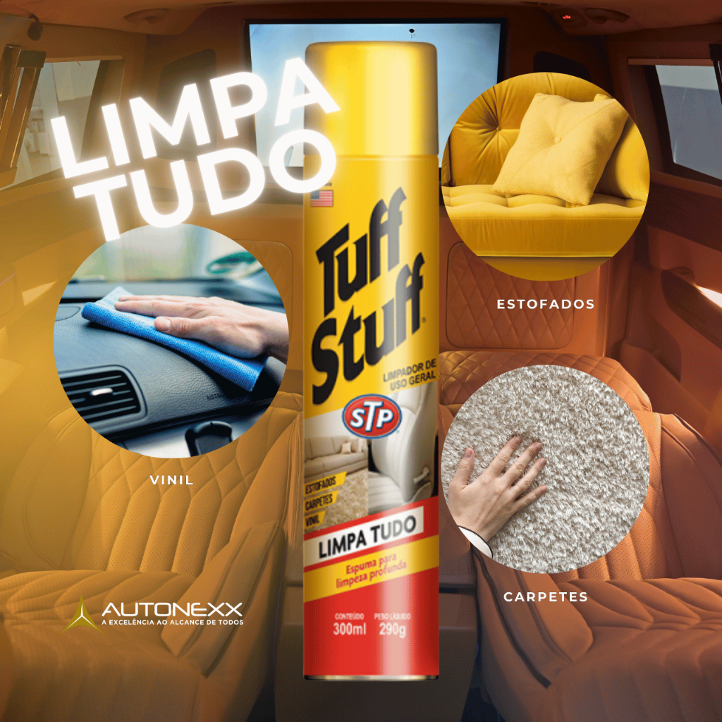 Espuma de Limpeza Tira Mancha Uso Geral Casa Carro Roupa Sofá Estofado Espuma Magica tira sujeira Facil Tuff Stuff