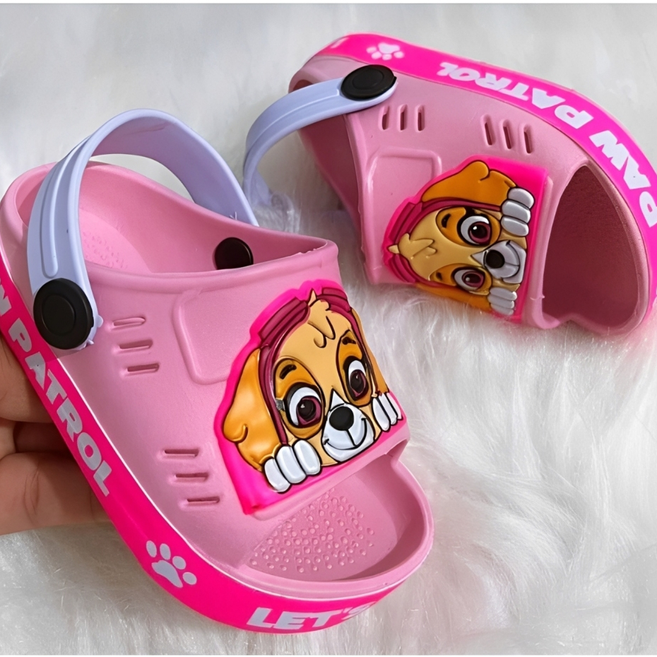 Sandalia Papete patrulha canina babuche infantil e bebê chinelo patrulha canina para meninos e meninas