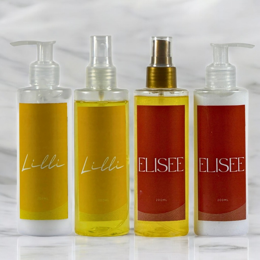 Kit Lilli + Elisee Combo com Body Splash + Creme Hidratante 4 Unidades com 200ml cada em Oferta na Shopee