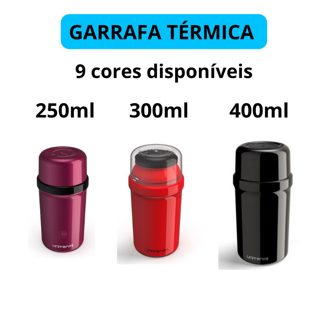 garrafa térmica Fano café chá água leite
