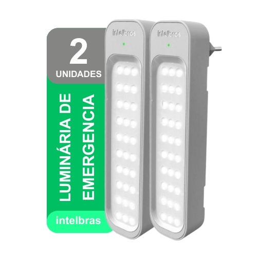 kit 2 Luminárias de Emergência Autônoma LEA 150 Intelbras ENVIO IMEDIATO em Oferta na Shopee