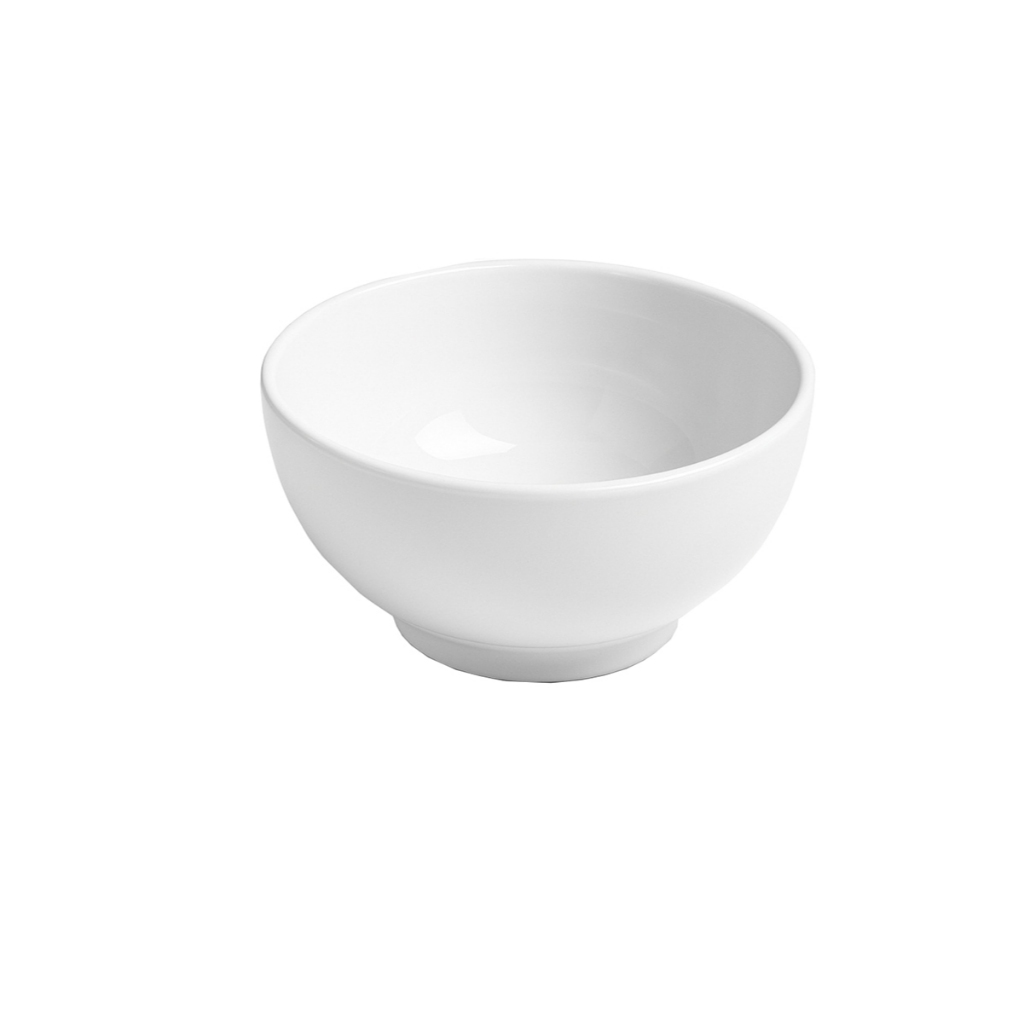 Bowl De Cerâmica Branco 300ml Ideal Para Servir Frutas Saladas Cereal Sopa Ou Café Da Manhã