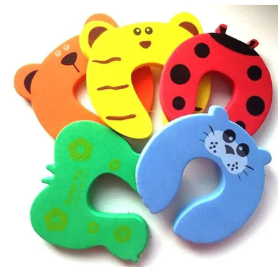 Kit 4 Protetor Salva Bichinhos Trava Porta Crianças Protetor de porta salva dedos segurança bebê EVA