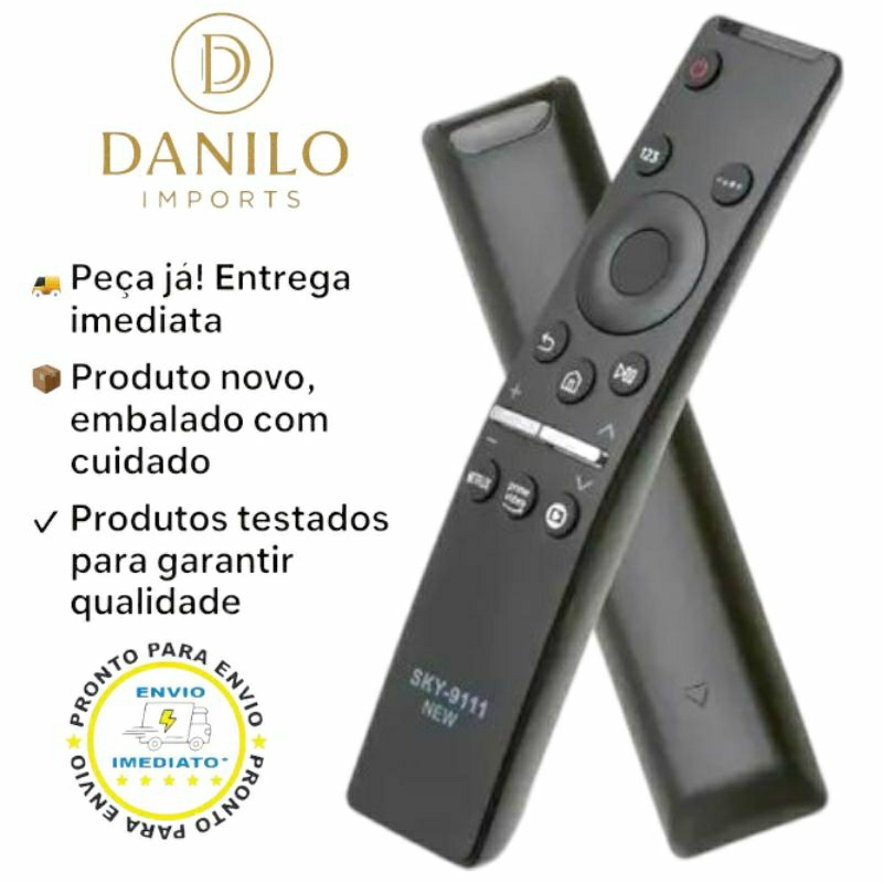 Controle Remoto compatível Para Smart Tv Samsung Hub 4k Universal Un7000 8000 Au,sky-9111-le-7699 UN50RU7100GXZD