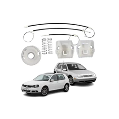 Kit Reparo Maquina Vidro Elétrico Golf Sapão Bora Todos 98 Até 2013 Dianteiro