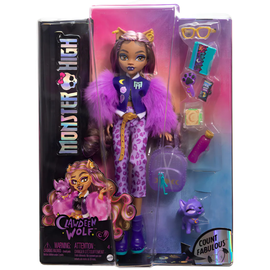 Boneca Monster High - Clawdeen Wolf - Mattel Hrp65 em Oferta na Shopee