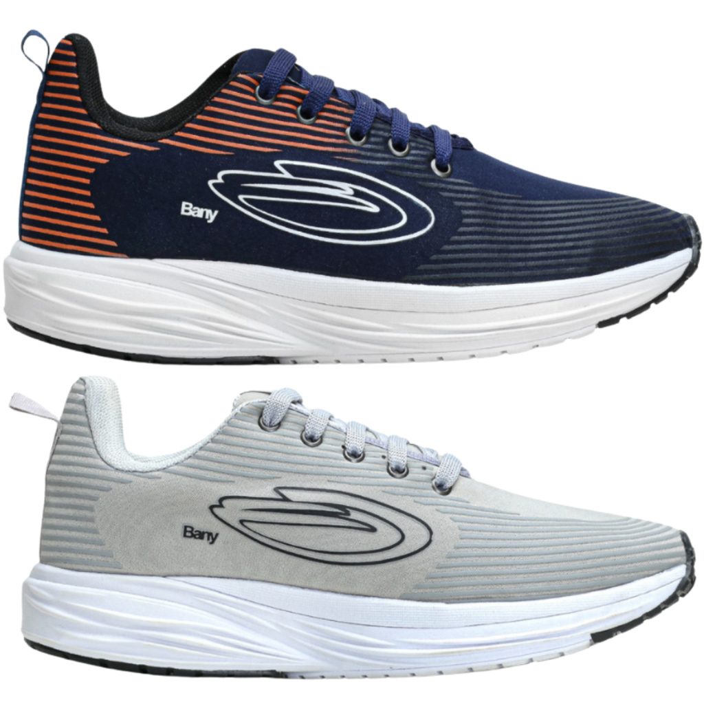 Kit 2 Pares Tênis Masculino Academia Corrida Bany Macio Leve Confortável Esportivo