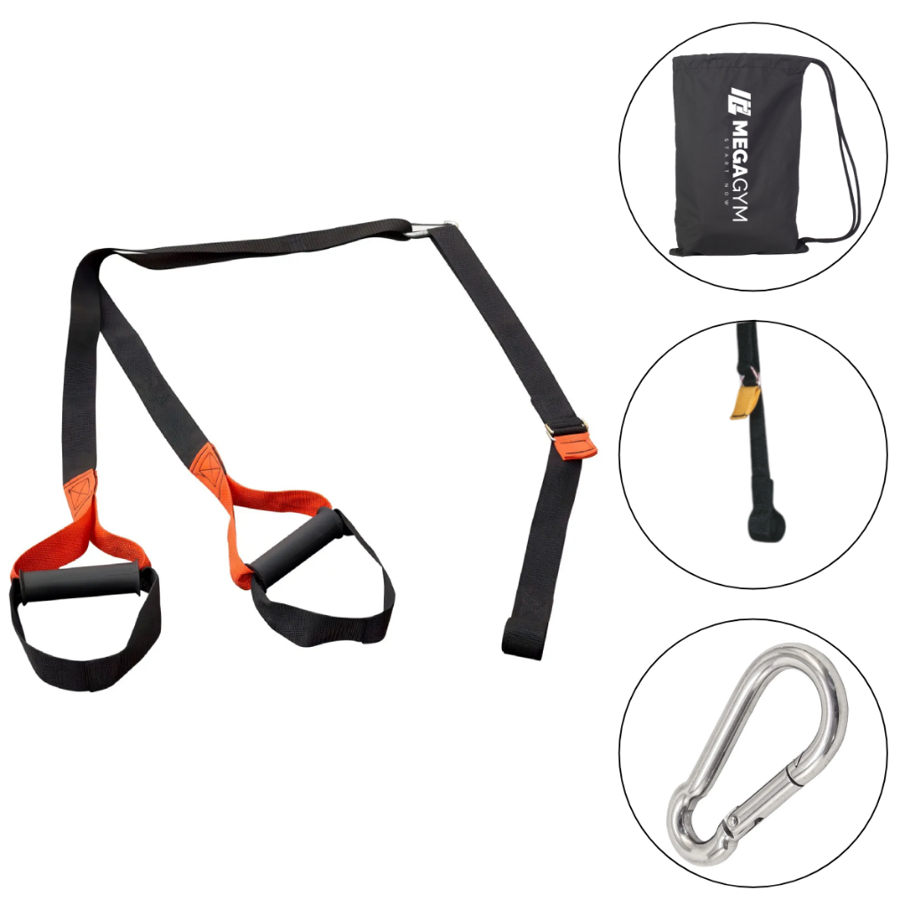 Fita De Suspenção Trx Academia Para Treinamento Funcional MegaGym