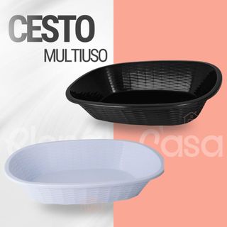 Cesto de pão Armazenamento multiuso de 1,6 Litros