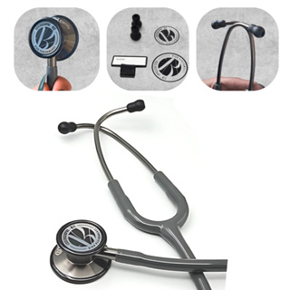 Estetoscopio Profissional Cinza Grafite Inox Adulto E Infantil Bic em Oferta na Shopee