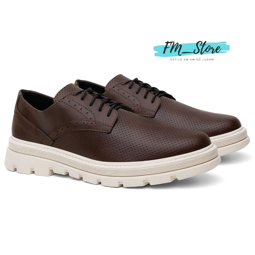 Sapato Social Masculino Modinha Plataforma Oxford Envio Imediato