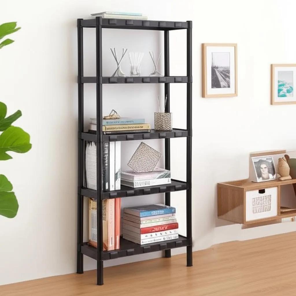 Estante Prateleira Organizadora de Plástico Modular Multiuso para Cozinha e Quarto Sapatei...