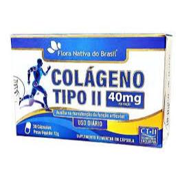 Colágeno Tipo 2 II 40mg (60 Capsulas) - Flora Nativa do Brasil