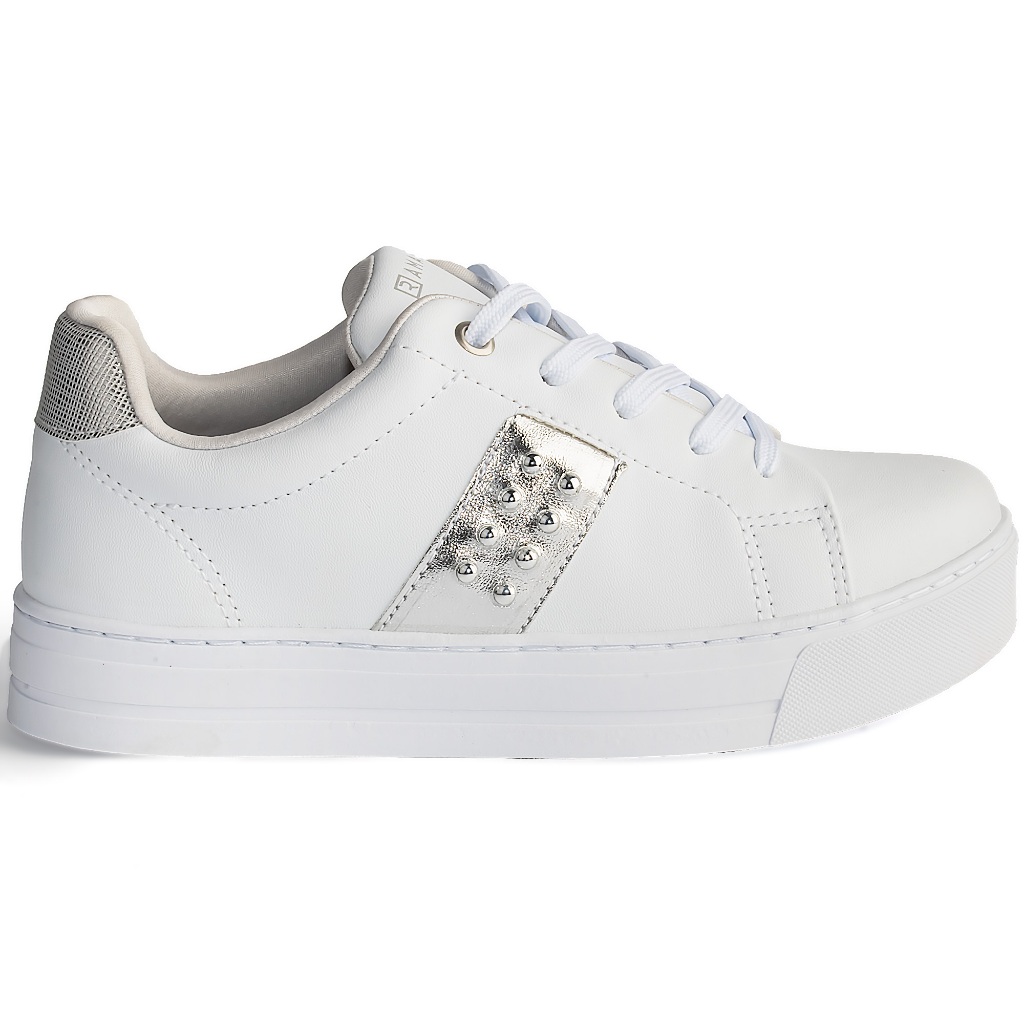Detalhes do Tênis Ramarim Feminino Strass Casual Original 2593121 Branco