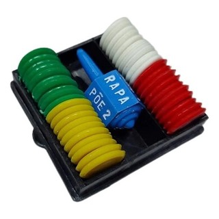Jogo do RAPA TUDO - Raridade 40 Fichas 04 Cores 01 Peão