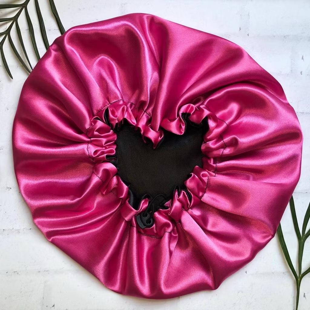 kit 3Toucas de Cetim Dupla Face Antifriz Com Regulador Ajustável Lançamento Luxo em Oferta na Shopee