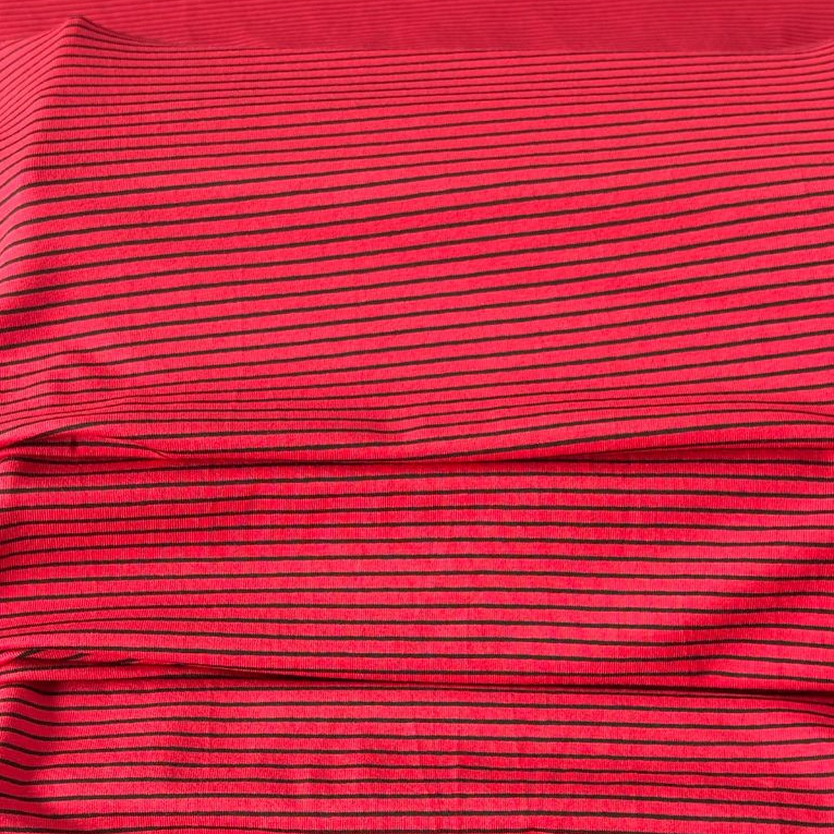 TECIDO VISCOLYCRA LISTRADO VERMELHO (10191)