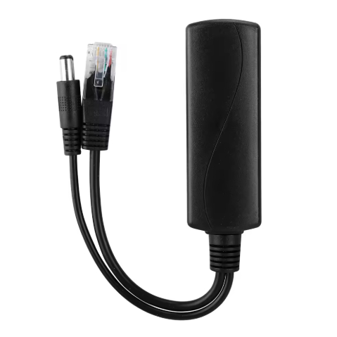 Adaptador Divisor POE Splitter 24V para 12V Separador + Injetor para Câmeras