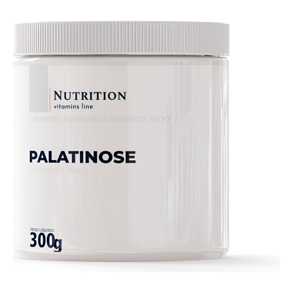 Palatinose Pote 300g 100% Puro Carboidrato Natural Baixo Índice Glicêmico Sem Glúten