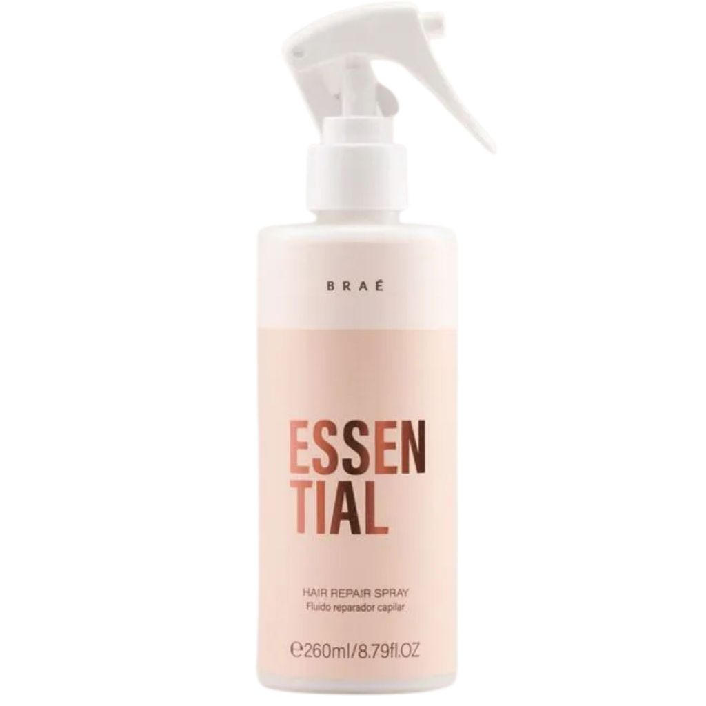 Braé Essential Hair Repair Spray 260ml – Fluido Reparador Capilar com Proteção e Brilho