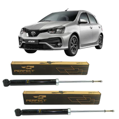 Par Amortecedor Traseiro LD/LE Etios / Etios Cross 2012/2021