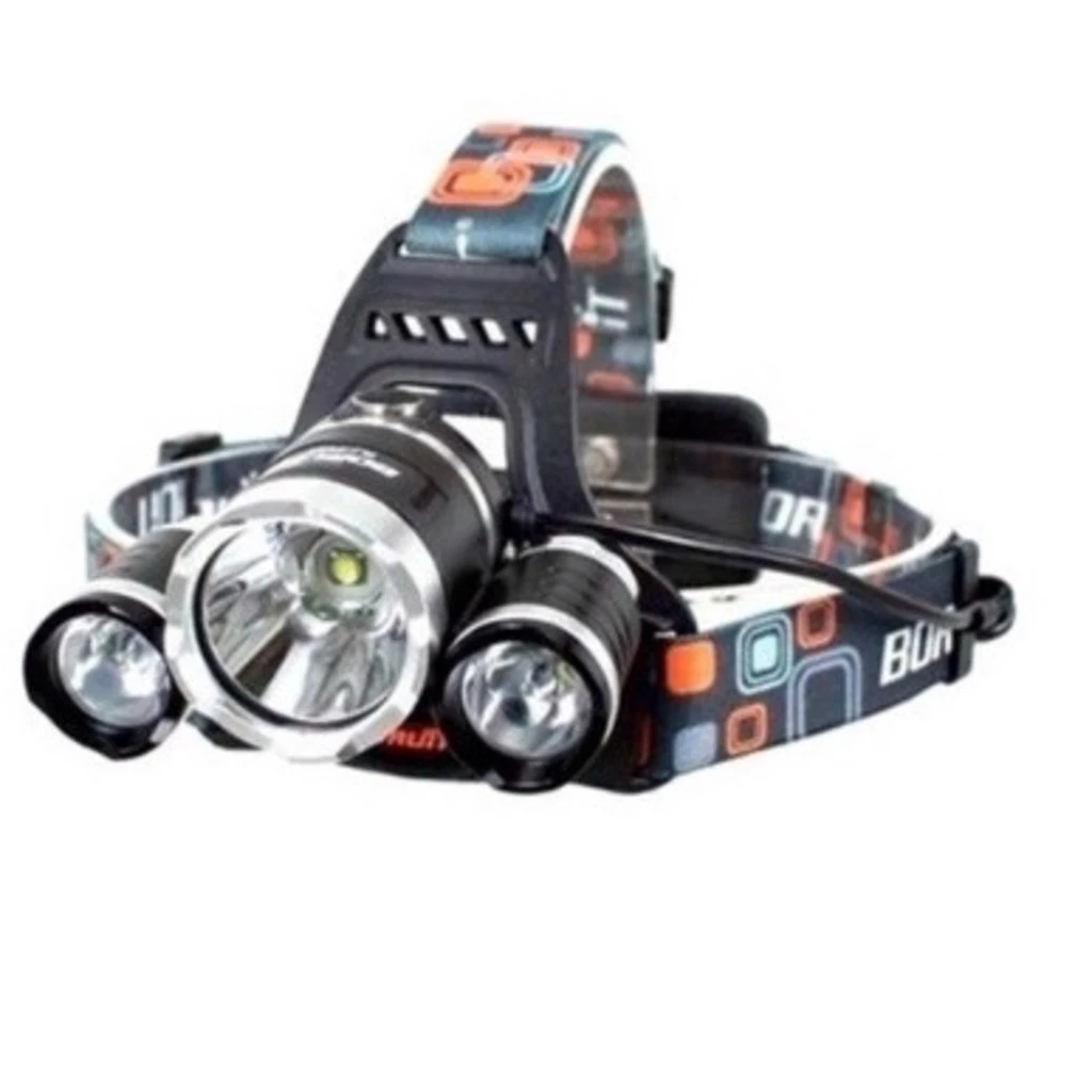 Lanterna de Cabeça Led Cree T6 Recarregável 2000 Lumens | 3 Modos de Iluminação + Baterias + Carregador