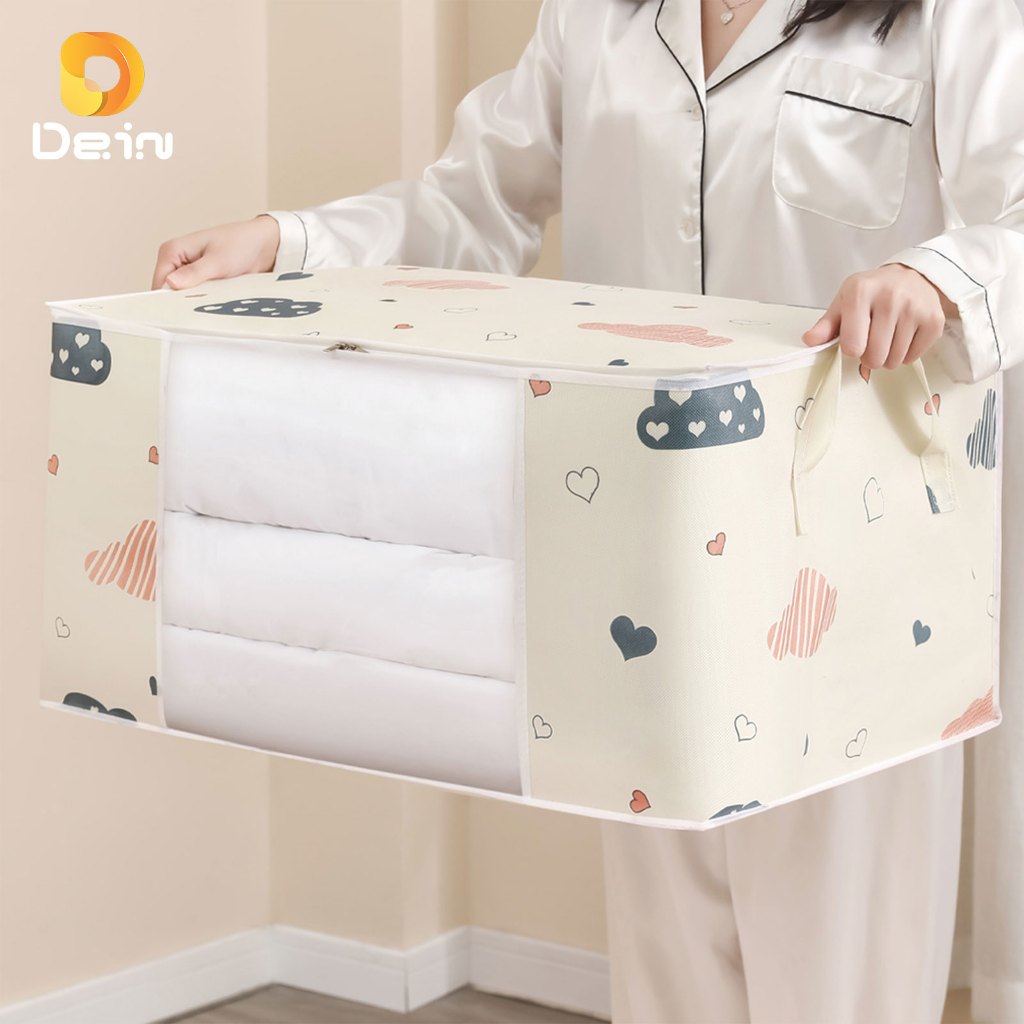 Caixa Organizadora Flexível Closet Roupa Cobertor Casacos Armário em Oferta na Shopee