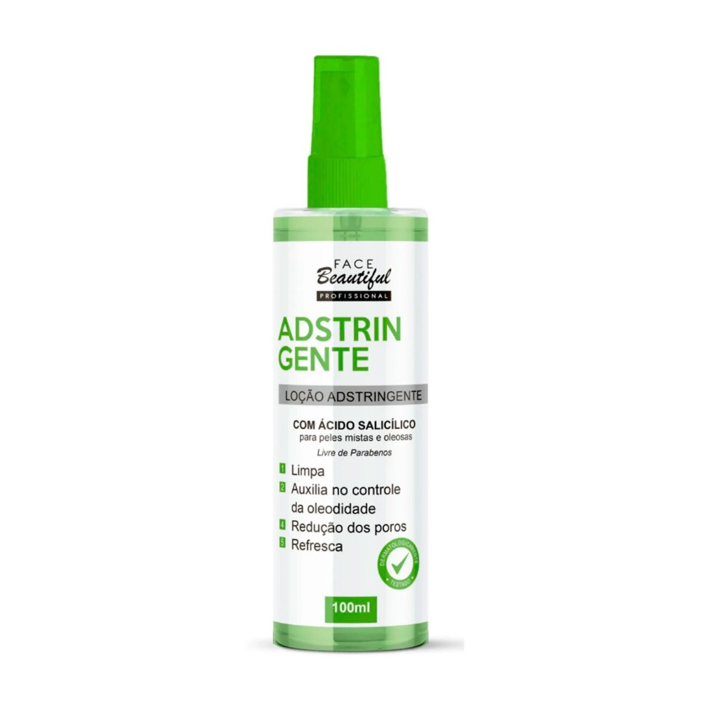 Loção Adstringente com ácido salicílico Face Beautiful 100ml