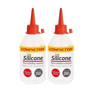Kit com 2 Cola Polar de Silicone - 250ml - Compactor em Oferta na Shopee