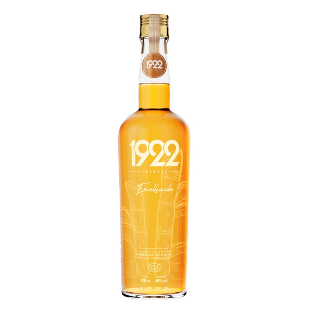 CACHACA 1922 ENVELHECIDA 700ML em Oferta na Shopee