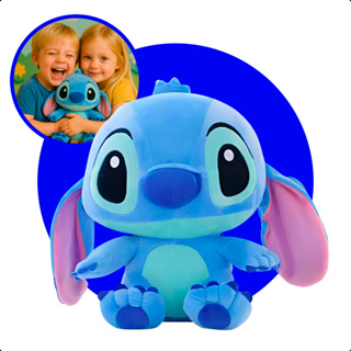 Pelúcia Stitch Grande Disney 25/35/45/55cm Hipoalérgico Filme Lilo & Stitch - Brinquedo de Pelúcia em Oferta na Shopee