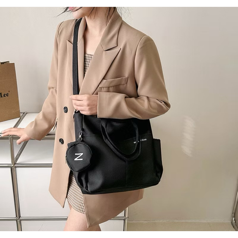 Bolsa Com Alça À Prova d'Água Grande Transversal Para Escola/Trabalho Tiracolo