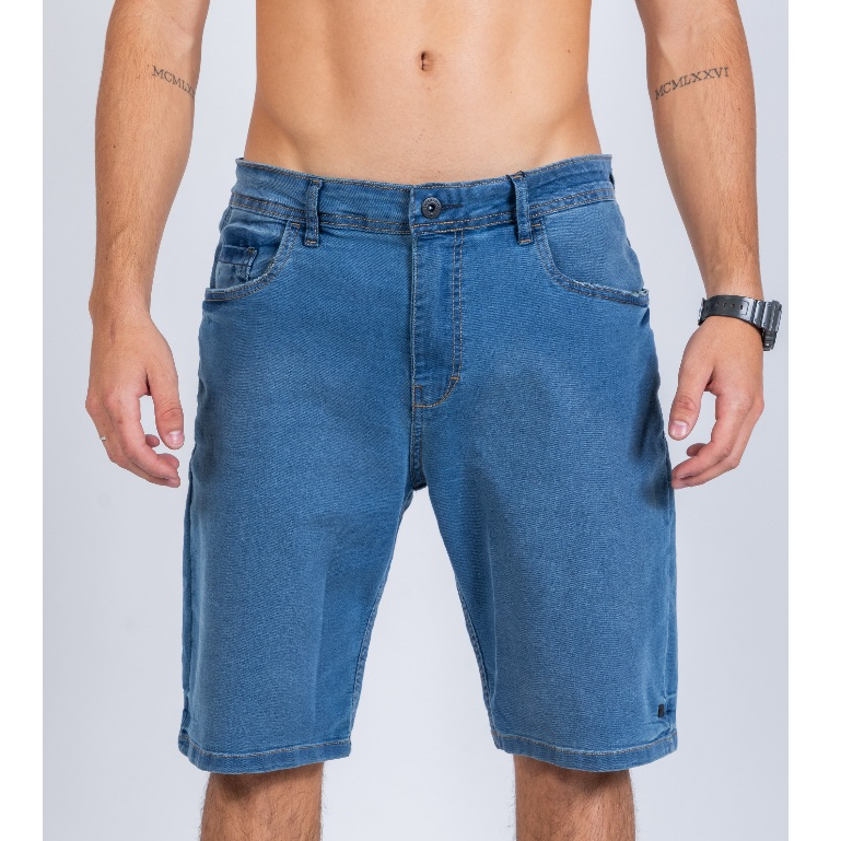 Bermuda Jeans Masculina Casual Nicoboco