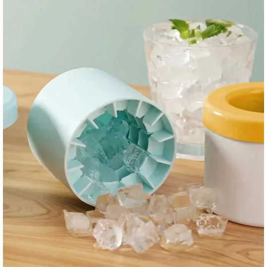 Mini Molde Para Cubos De Gelo Forma Em Silicone Ice Magic em Oferta na Shopee