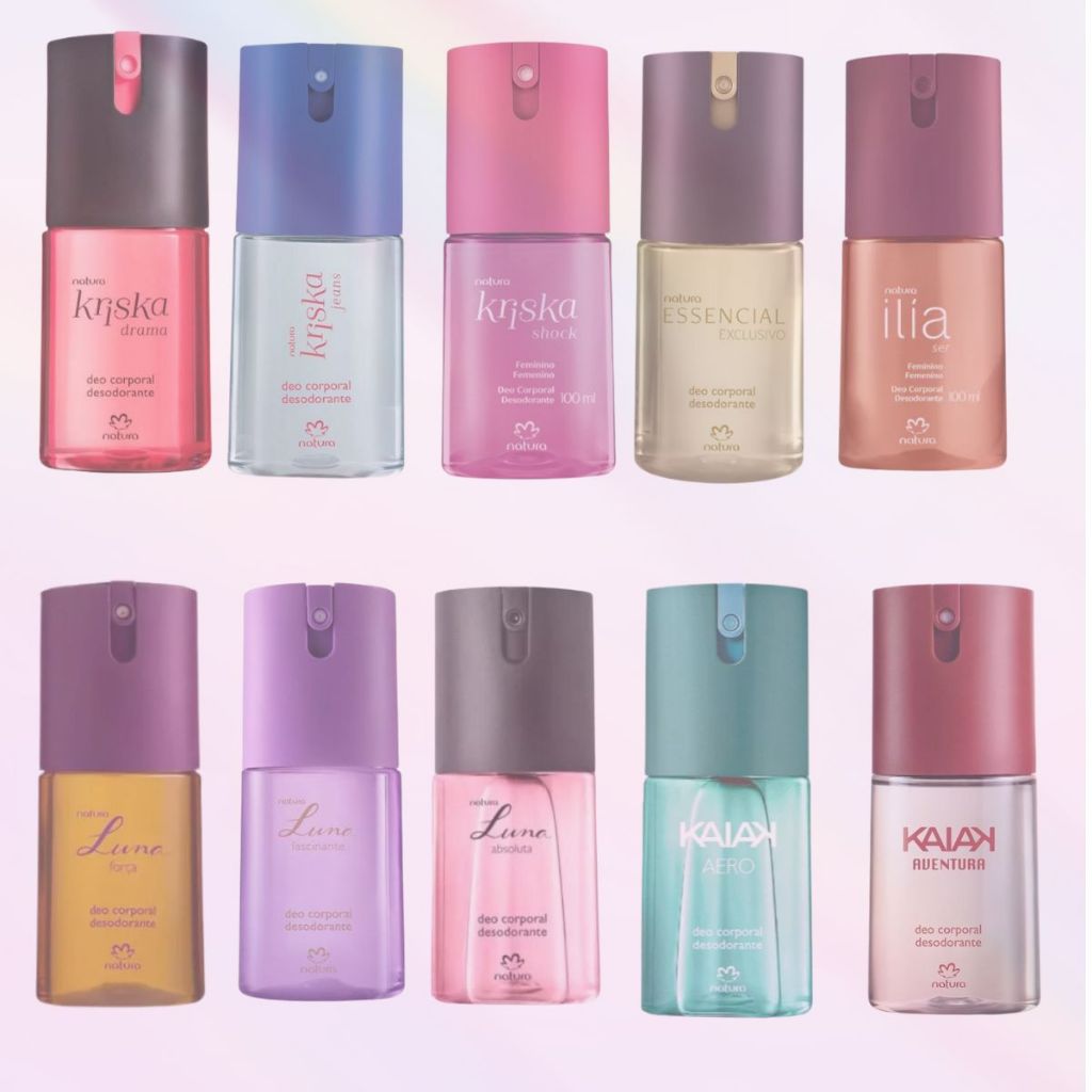 Natura Deo corporal 100ml Feminino Luna fascinante/absoluta-kriska jeans/shock/exclusivo-kaiak aero/aventura /ilia ser