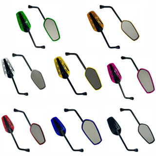 Retrovisor Original GVS GTX Moto ou Bike Lente Plana Diversas Cores Par em Oferta na Shopee