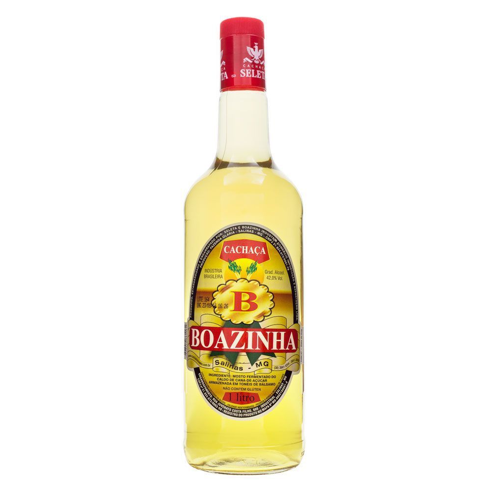 CACHACA BOAZINHA GARRAFA 1L