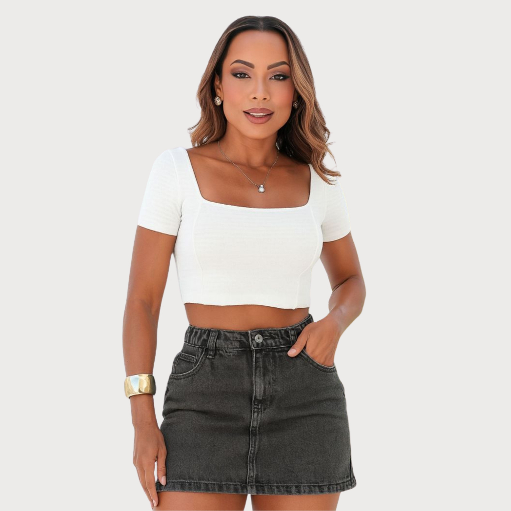 SHORT SAIA JEANS FEMININO CASUAL em Oferta na Shopee