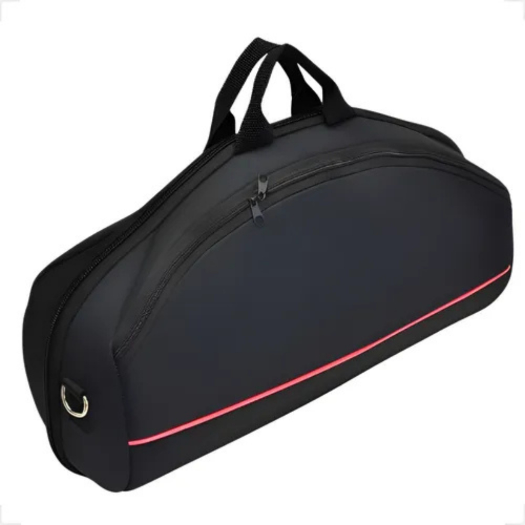 Case Estojo Bolsa Mala Jbl Boombox 1 2 3 Com Bolso Premium Lisa Com Linha Laranja