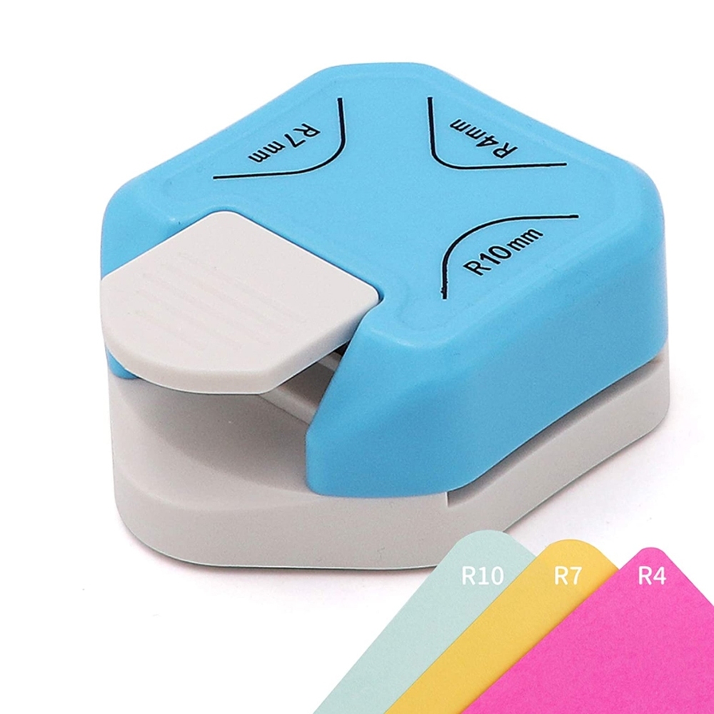 Mini Arredondador de Canto Portátil 3 em 1 Cortador de fotos Aparador De Papel em Oferta na Shopee