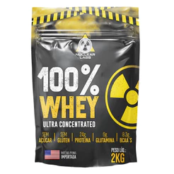 Whey Protein 100% 2kg Proteína Concentrada Importada Nuclear Labs INC.