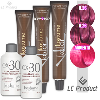 Kit Kostume Marsala  2x 8.26 + 2x Ox 30 + Magenta - 5 Unidades em Oferta na Shopee