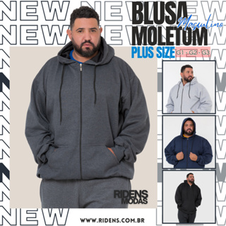 Blusa Moletom Masculina Plus Size direto da fabrica Promoção em Oferta na Shopee