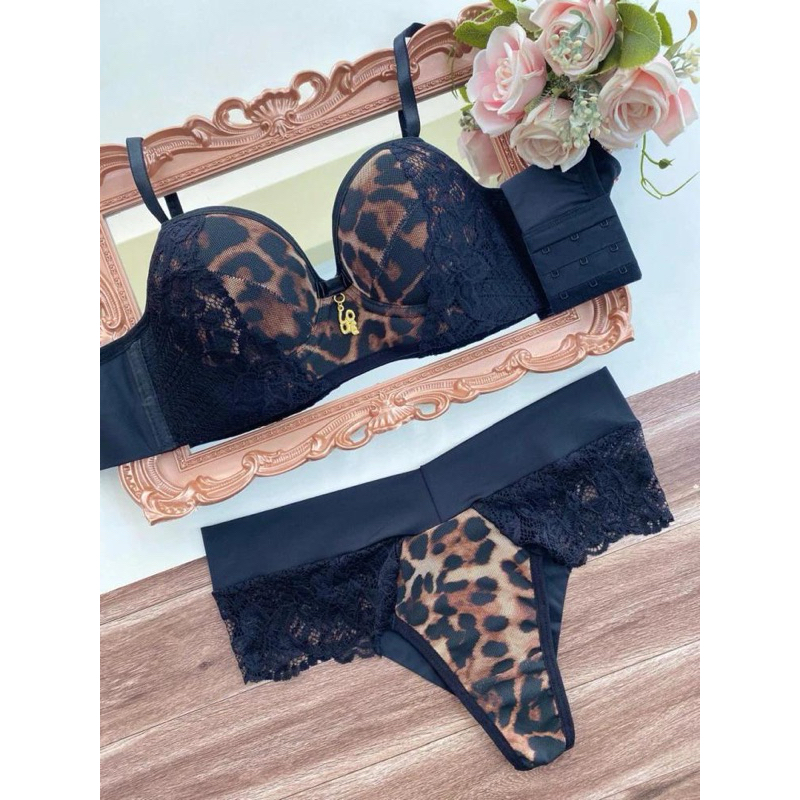 conjunto lingerie sexy luxo lingerie calcinha e sutiã de renda lingerie sexy lingerie linha noite (Duda)