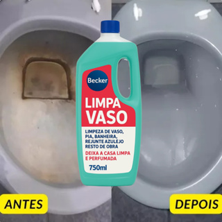 Limpa Vaso Becker 750ml  Acaba com as Manchas Difíceis e Limpeza Profunda em Oferta na Shopee