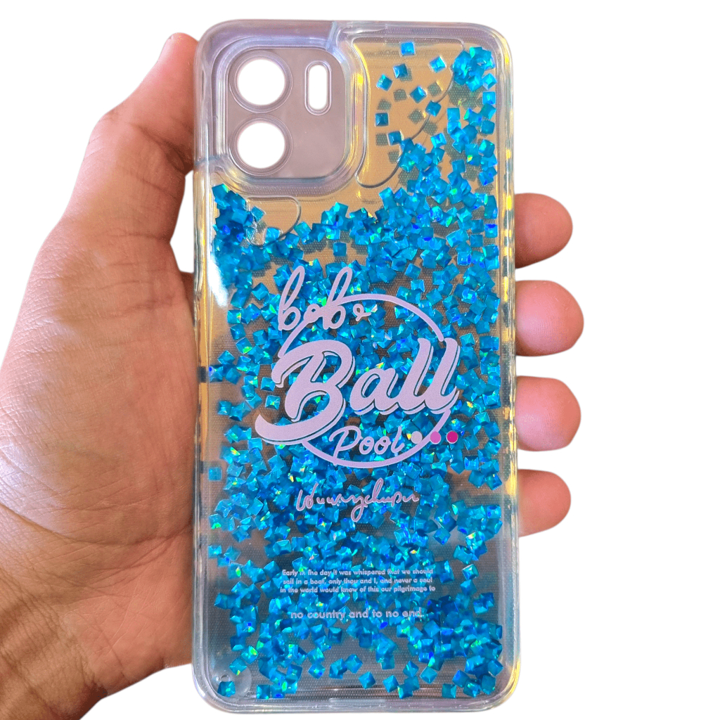 Capinha Redmi A1 4G Com Glitter Líquido Flutuante Anti Impacto