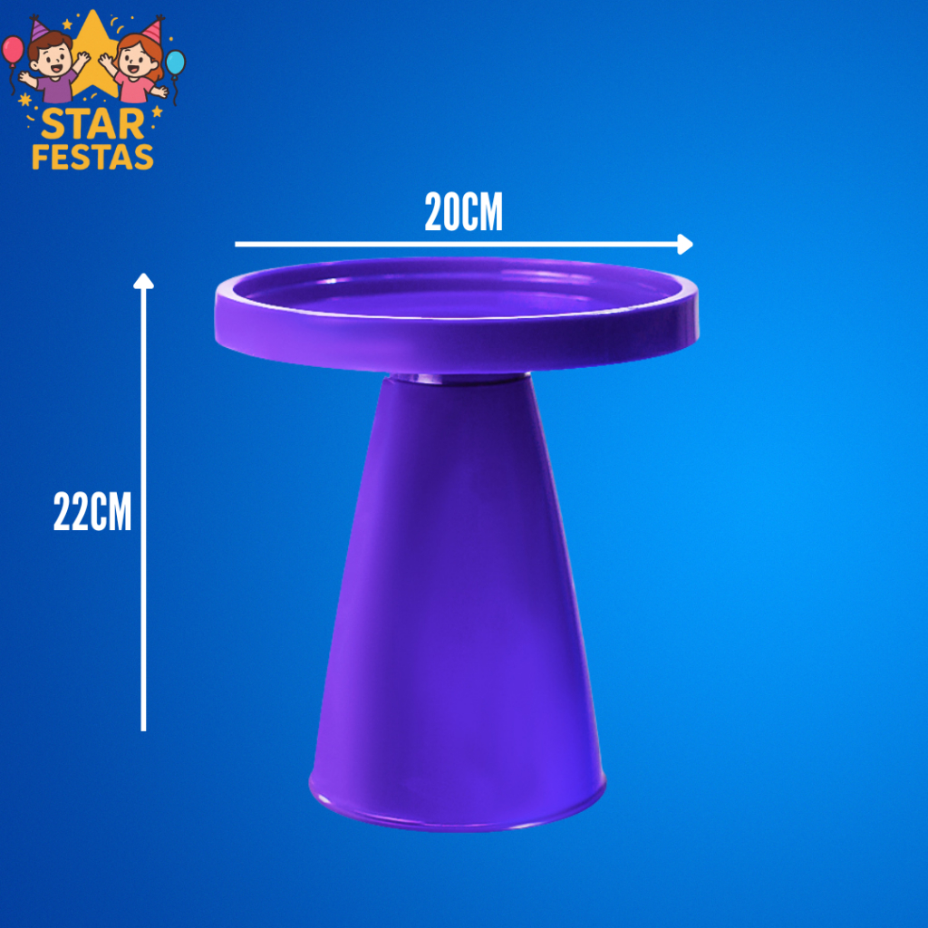 Kit Festa Minimalista - 1 Boleira Minimalista G , 2 Boleiras Minimalistas , 2 Mini Cakes Slim e 3 Sextavadinha