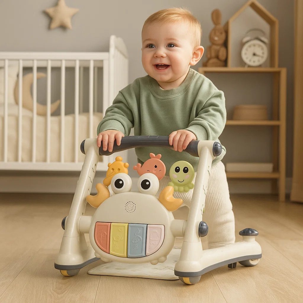 Andador Educativo Infantil Para Bebês Menino e Menina Musical Premium Multifuncional PipDi...