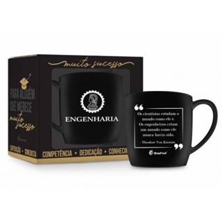 Caneca Porcelana 300 ml UBI Curso Profissão Engenharia em Oferta na Shopee